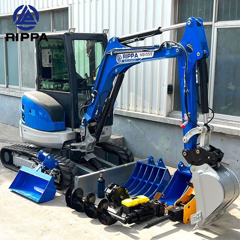 NDI355 — Miniexcavadora — Maquinaria Rippa